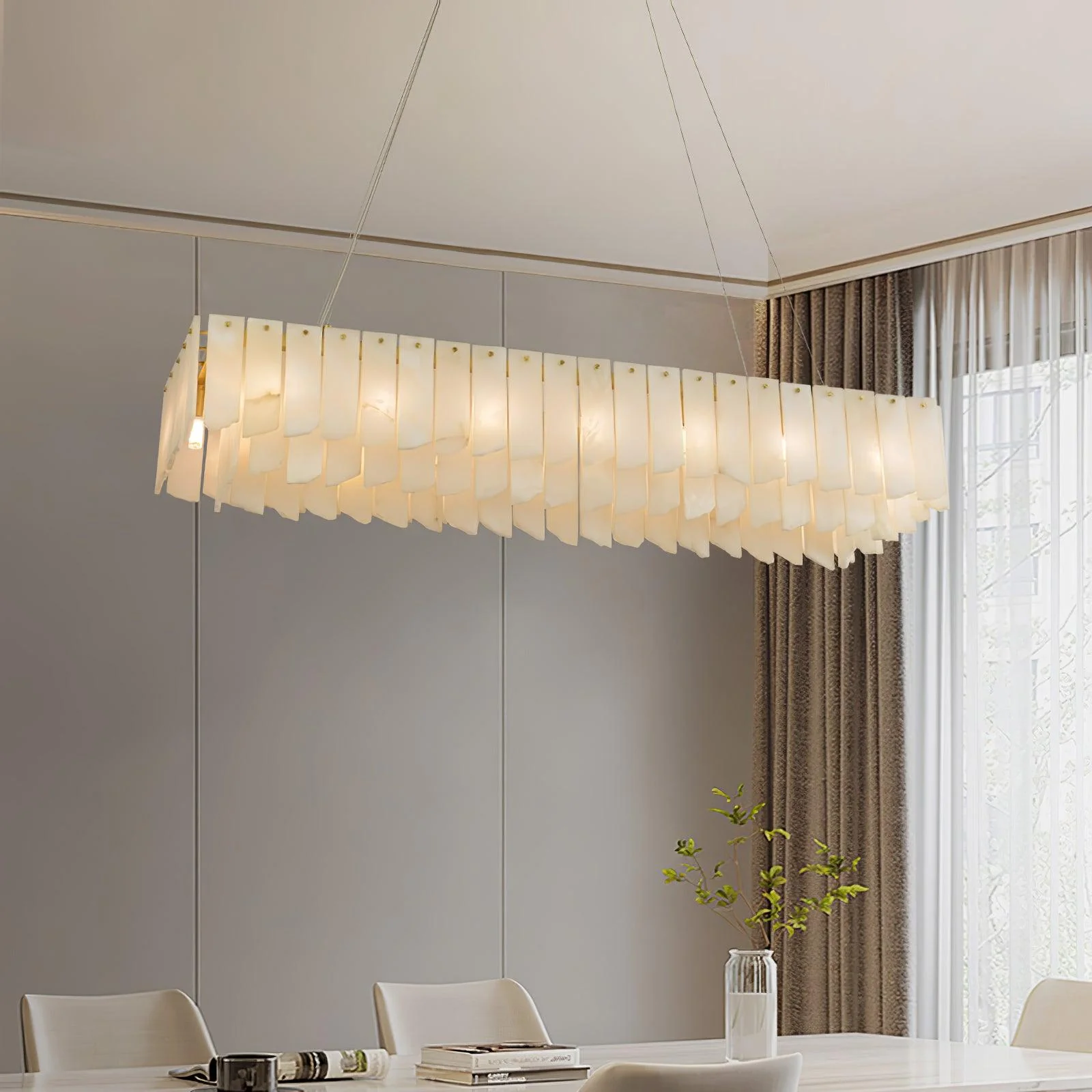 Alabaster Cascade Tiered Chandelier - Image 20