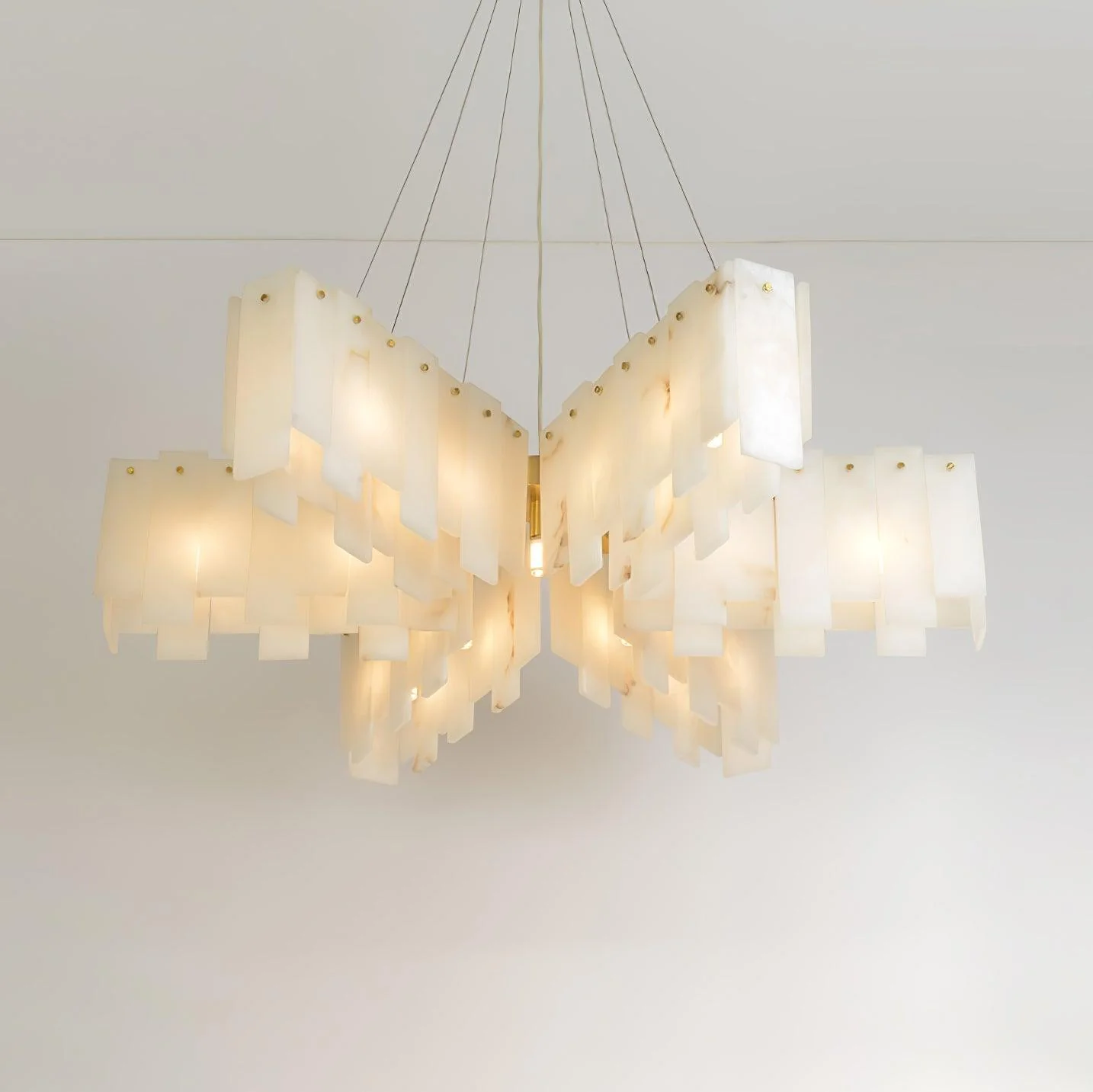 Alabaster Cascade Tiered Chandelier - Image 23
