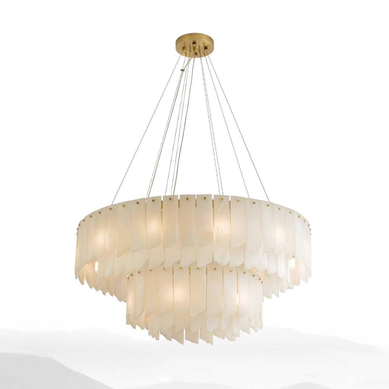 Alabaster Cascade Tiered Chandelier - Image 28