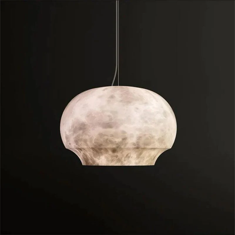 Alabaster Celine Pendant 9.5" D 10.2" D - Image 2
