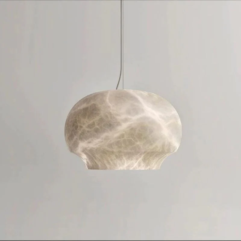 Alabaster Celine Pendant 9.5" D 10.2" D - Image 4