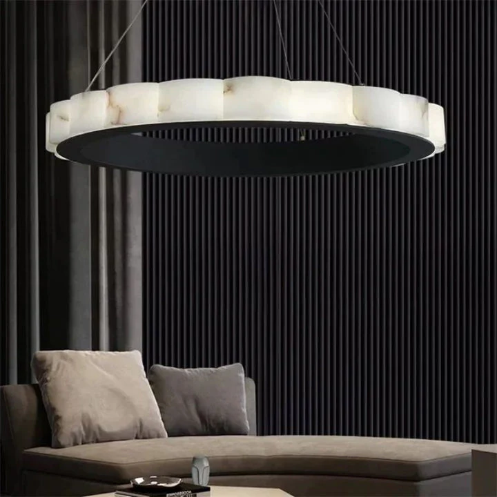 Alabaster Cloudy Chandelier
