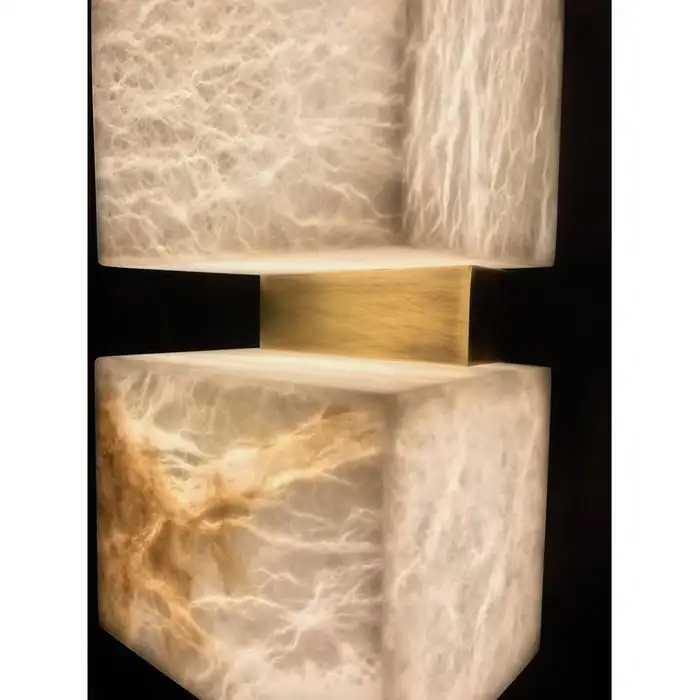 Alabaster Cubes Wall Sconce - Image 6