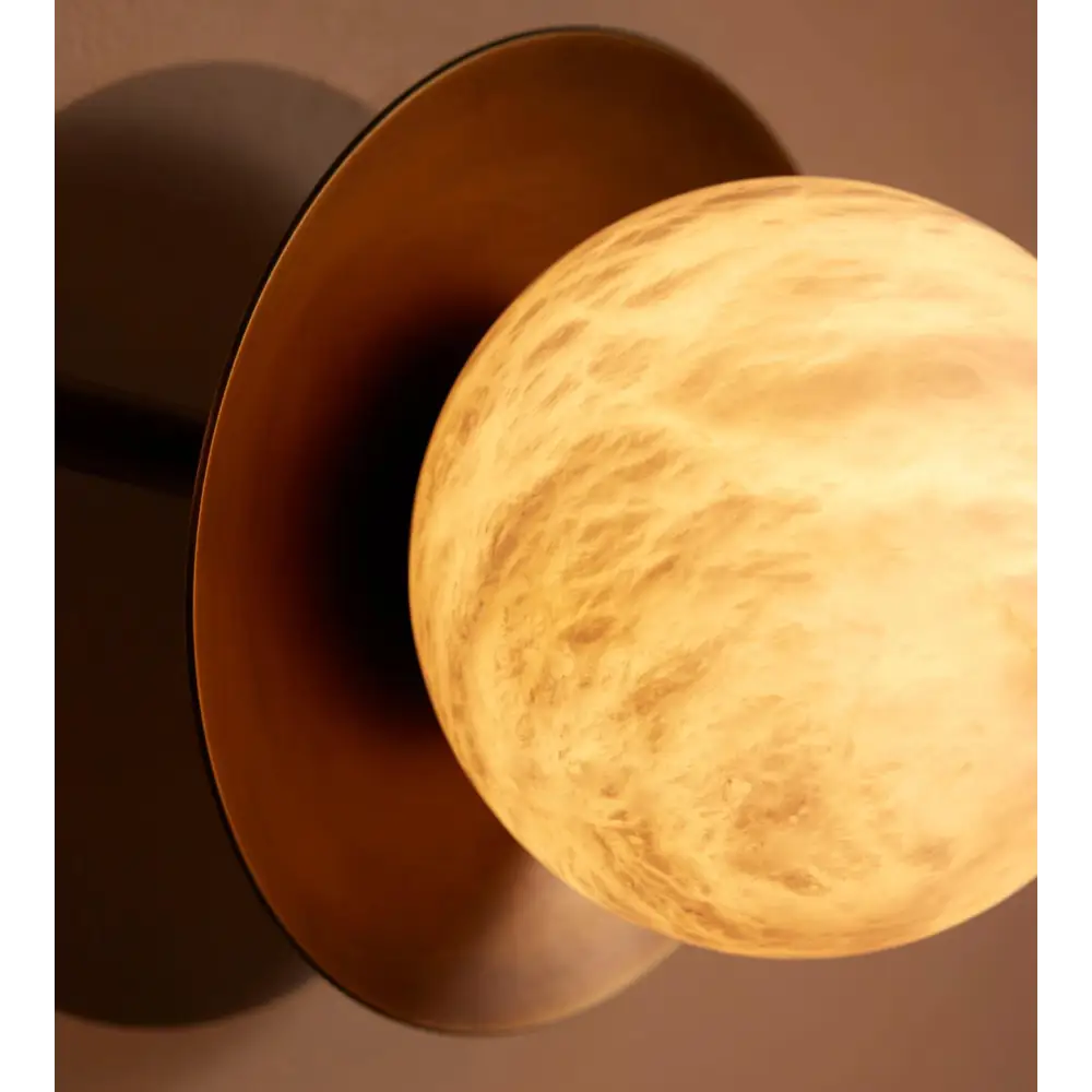 Alabaster Double Wall Sconce - Image 4