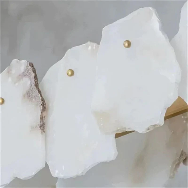 Alabaster Flakes Linear Chandelier -Rod - Image 4