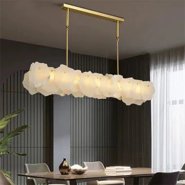 Alabaster Flakes Linear Chandelier -Rod - Image 6