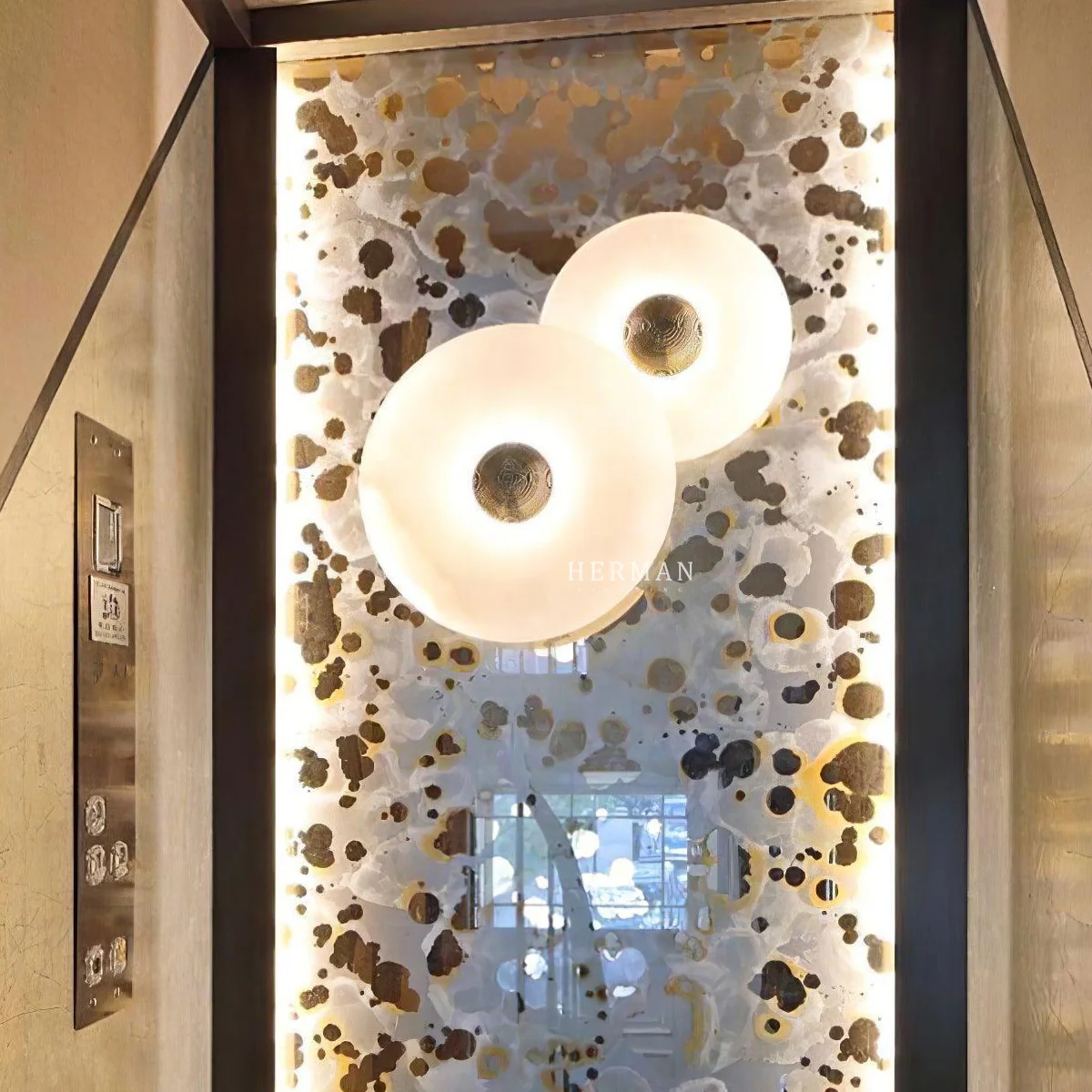Median Alabaster Flush mount - 2 Surface - Image 10