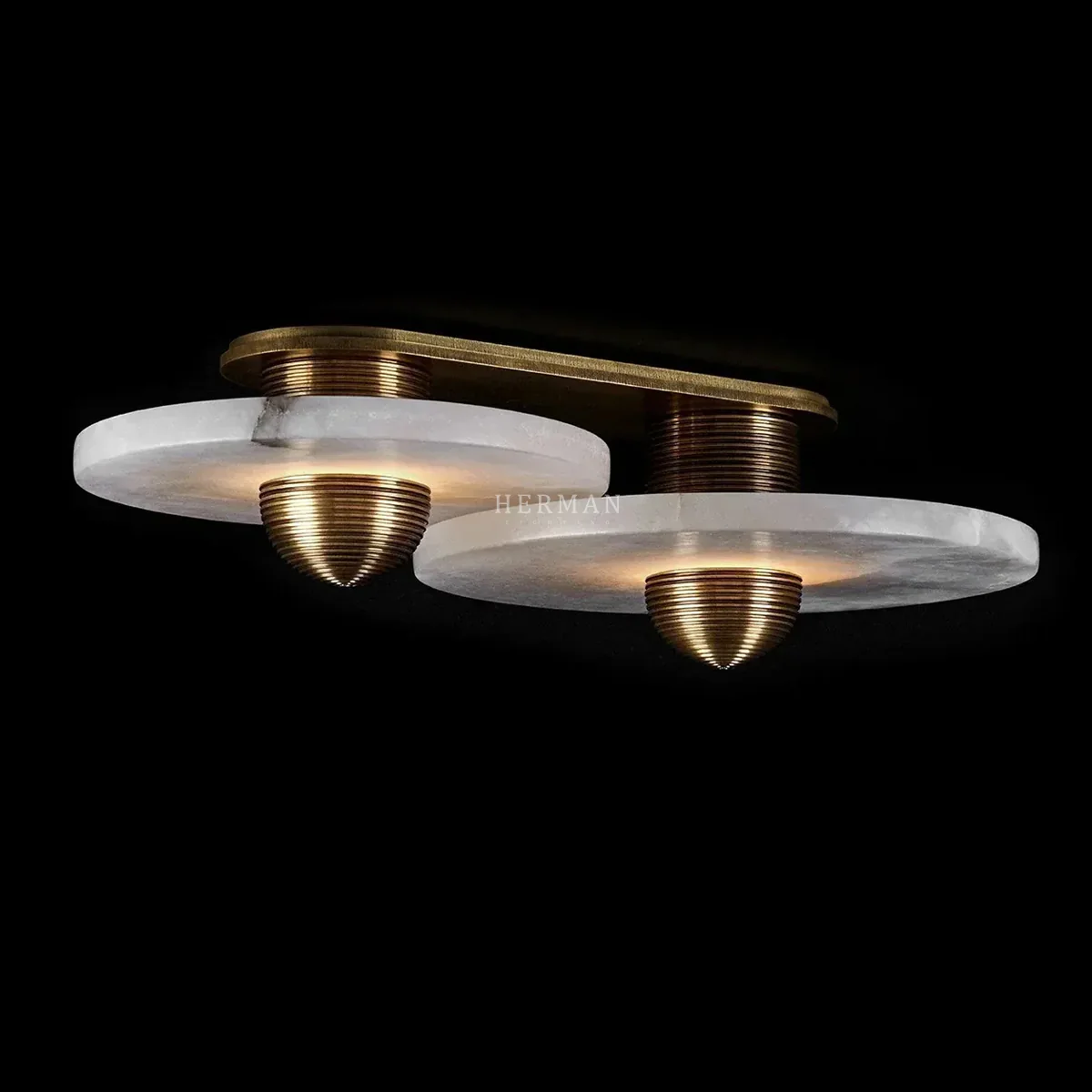 Median Alabaster Flush mount - 2 Surface - Image 6