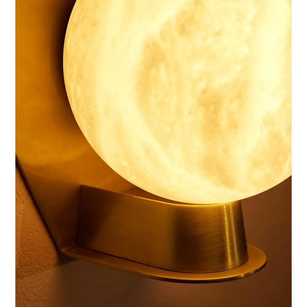 Alabaster Globe Wall Sconce - Image 6