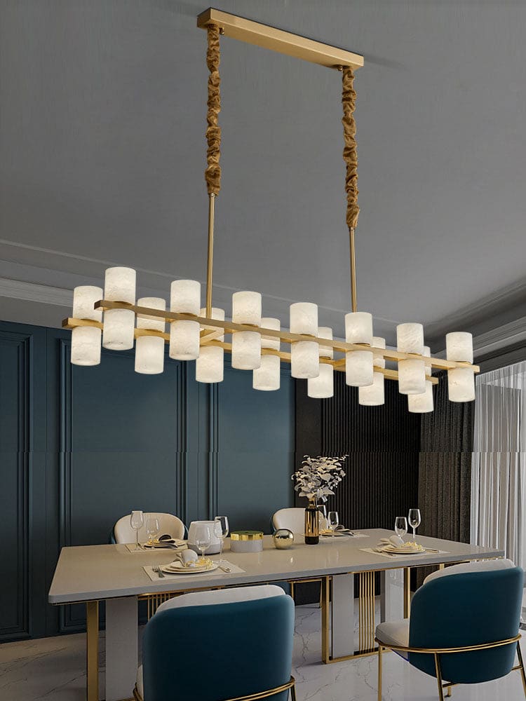 Alabaster Linear Chandelier - Image 2