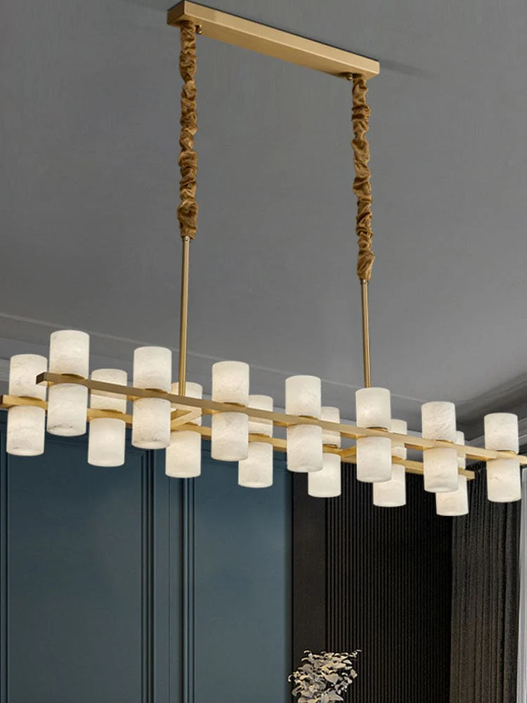 Alabaster Linear Chandelier - Image 3
