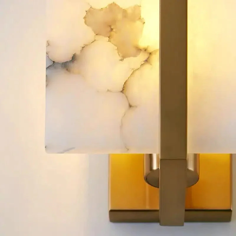 Alabaster Living Room Walls Sconce Lighting - Image 4