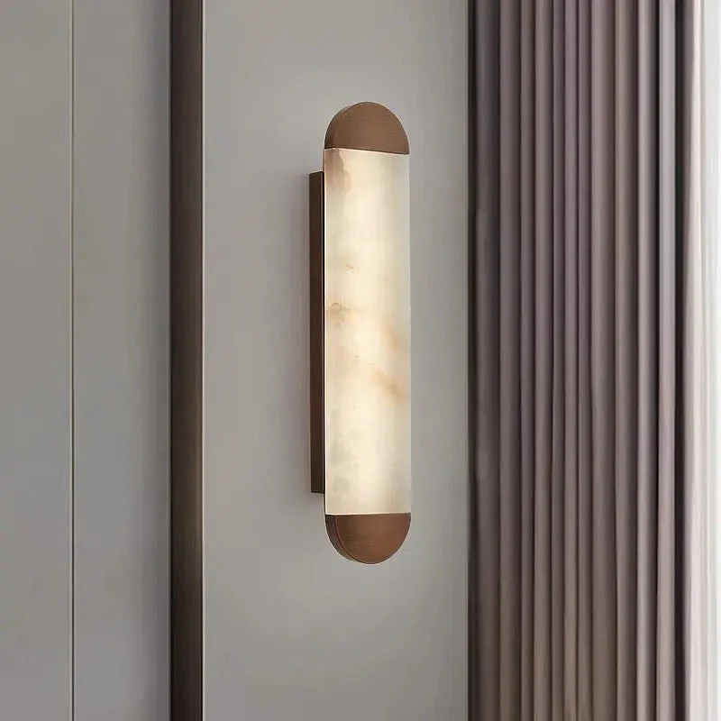 Alabaster Modern Wall Sconces - Image 9