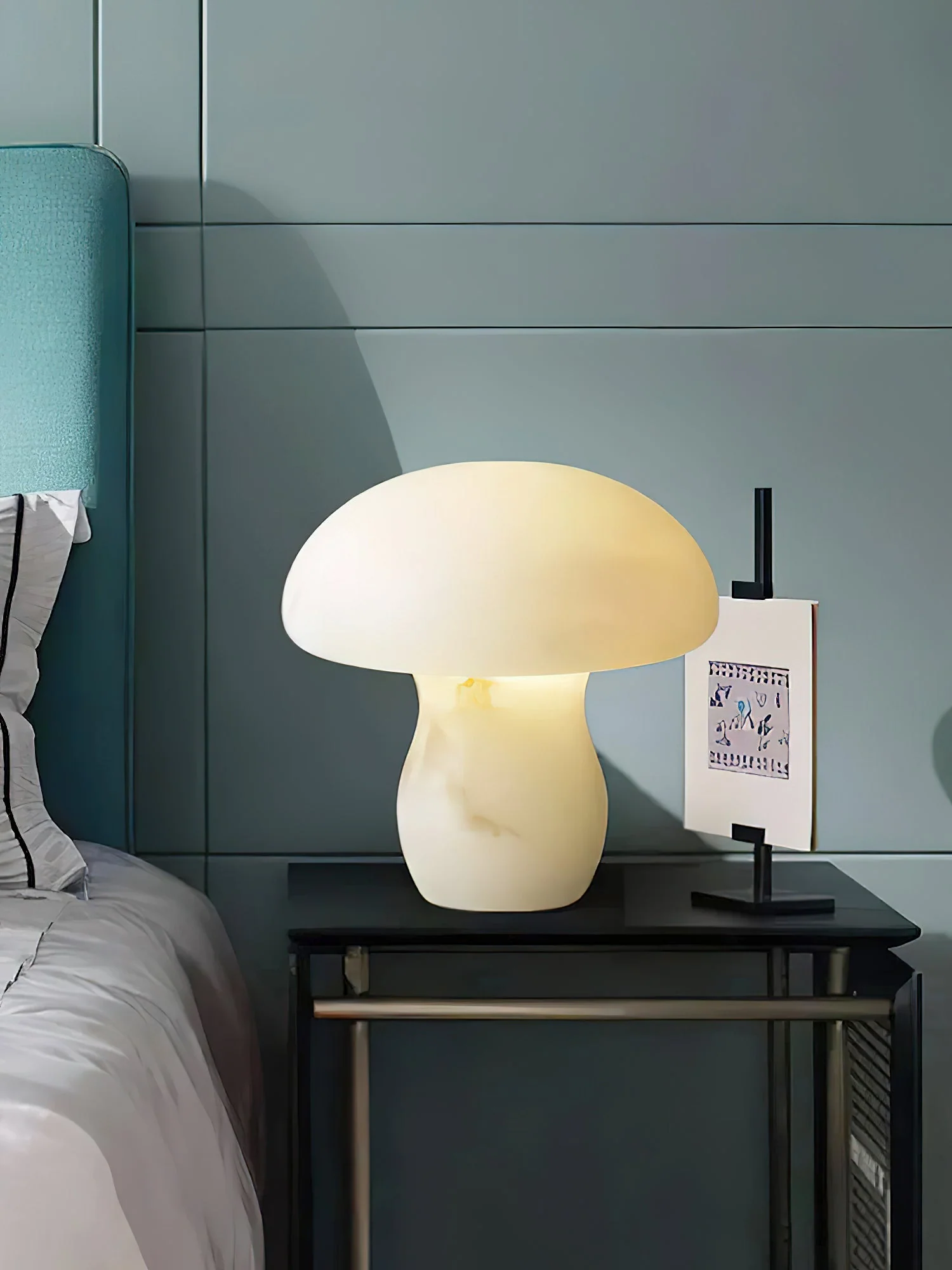 Alabaster Mushroom Table Lamp - Image 13