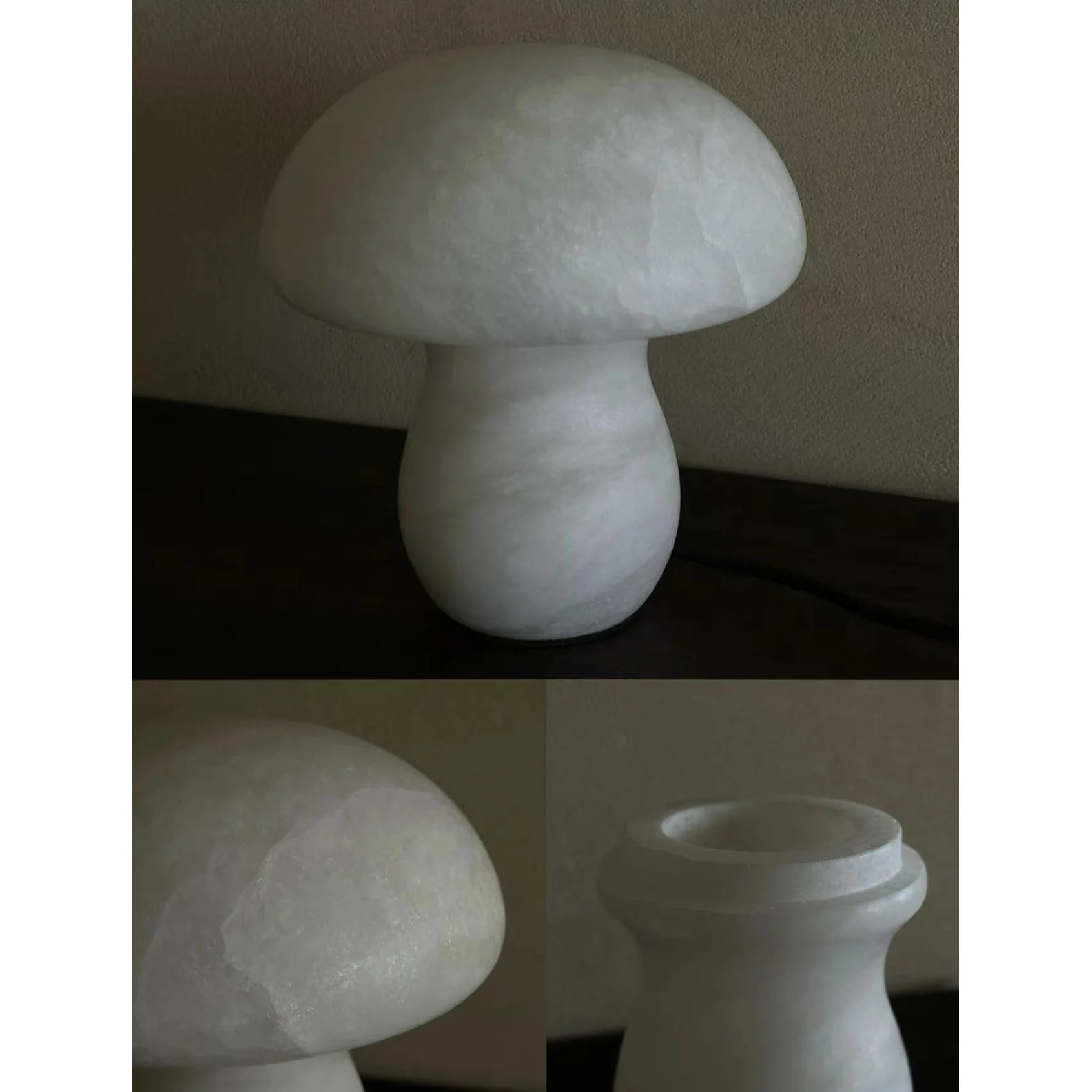 Alabaster Mushroom Table Lamp - Image 18