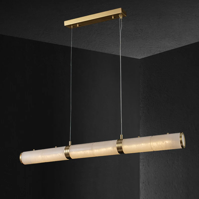 Alabaster Magnificence Art Linear Chandelier - Image 5