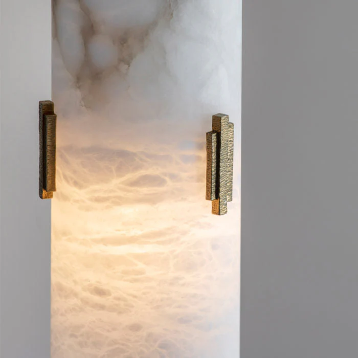 Alabaster Pendant Light with Deco - Image 2