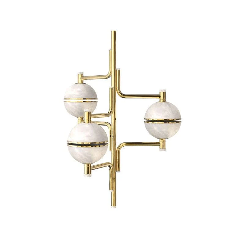 Alabaster Suspension Chandelier - Image 10