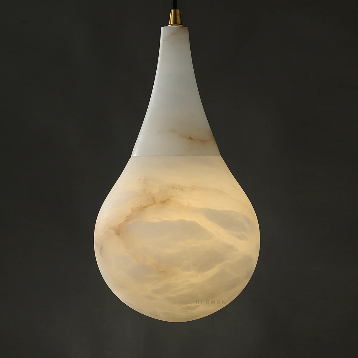 Alabaster Teardrop Single Pendant - Image 16