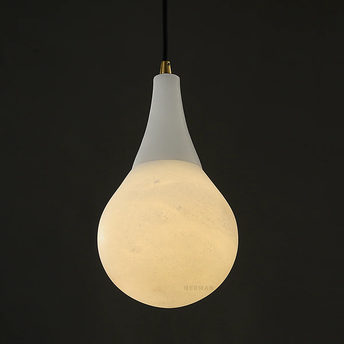 Alabaster Teardrop Single Pendant - Image 20