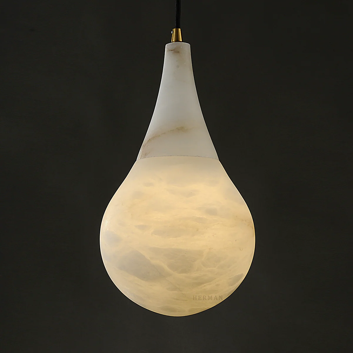 Alabaster Teardrop Single Pendant - Image 21