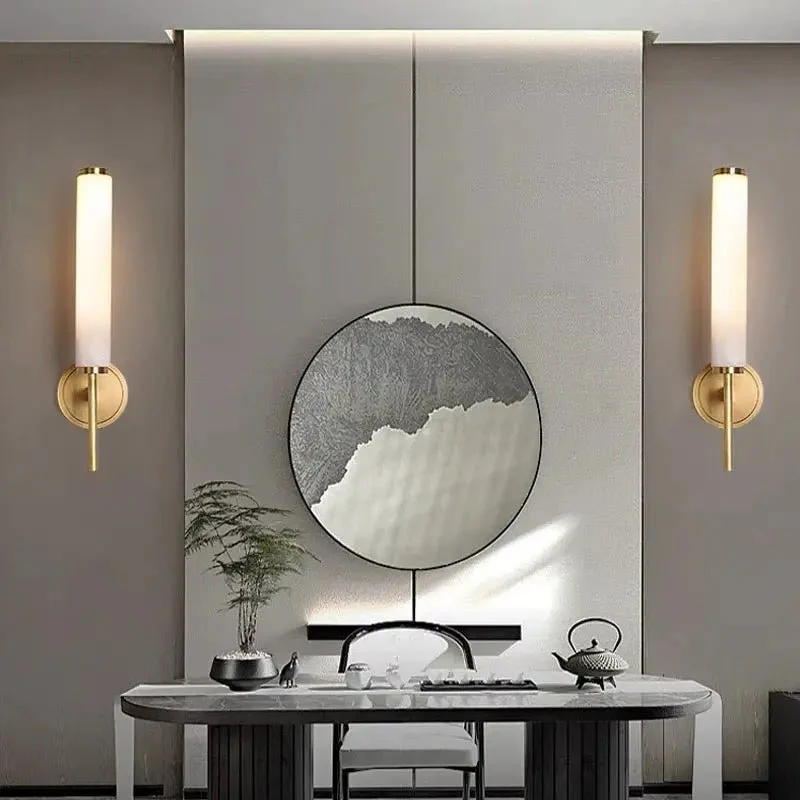 Alabaster Wall Lamps For Living Room - Image 8