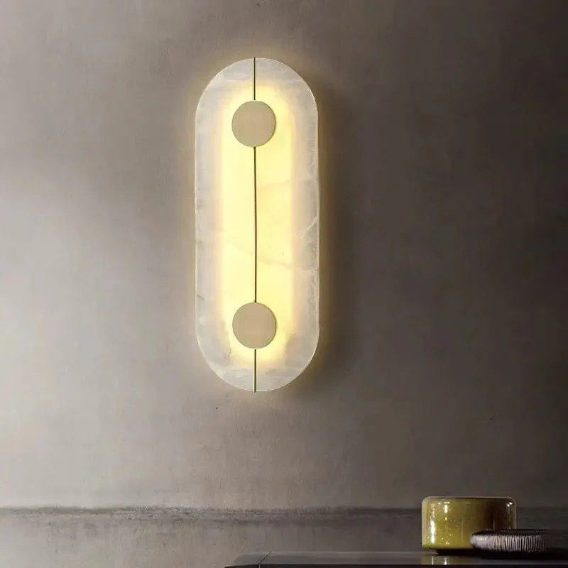 Alabaster Wall Sconce For Bedroom - Image 10