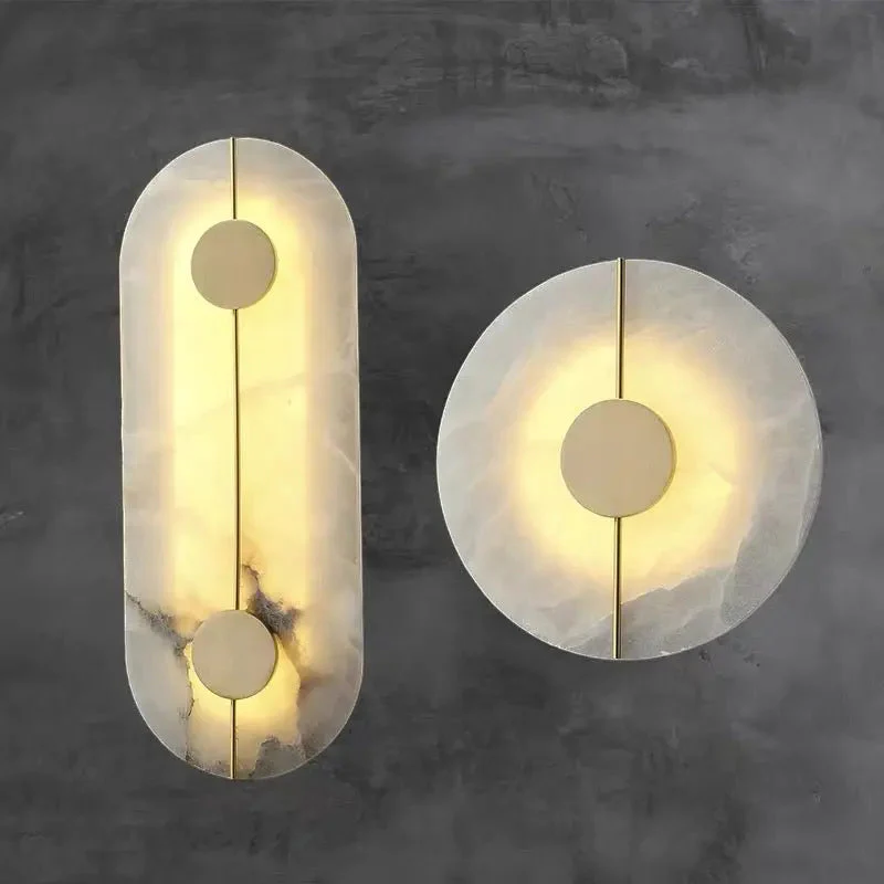 Alabaster Wall Sconce For Bedroom - Image 8