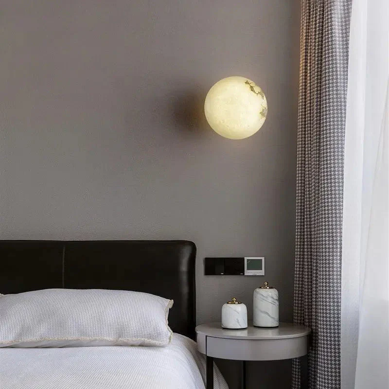 Alabaster Wall Sconces Lighting - Image 6