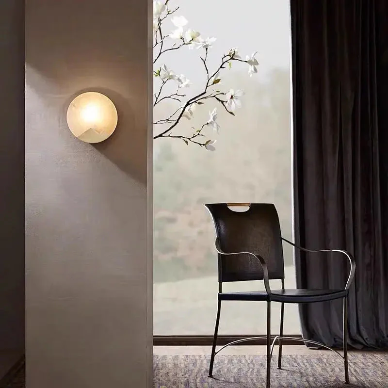 Alabaster Wall Sconces Lighting For Living Room - Image 6