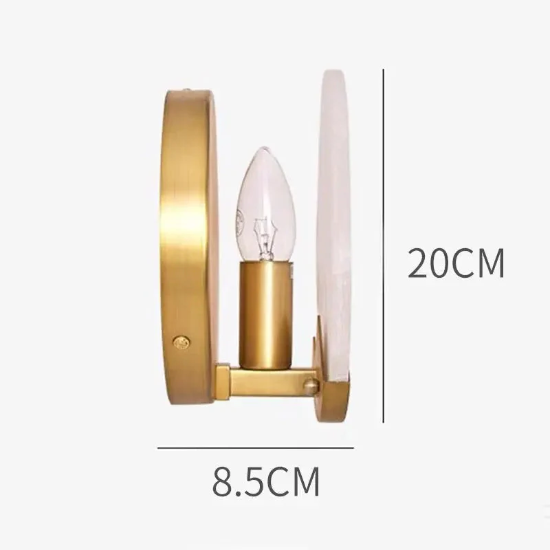 Alabaster Wall Sconces Lighting For Living Room - Image 9