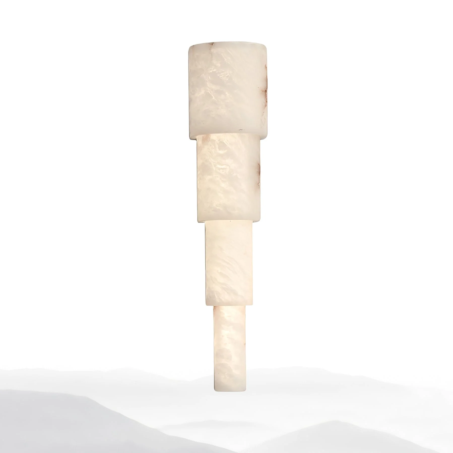 Alba Cascade Alabaster Wall Sconce - Image 16