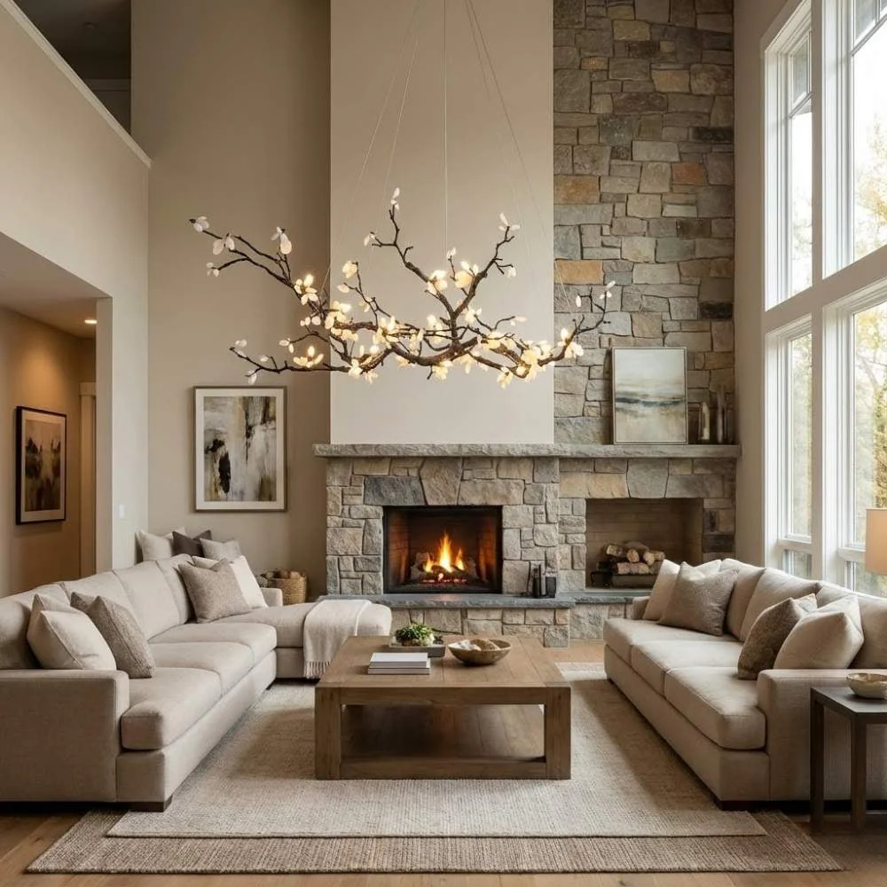 Barhed Tree Branch Chandelier - Image 2