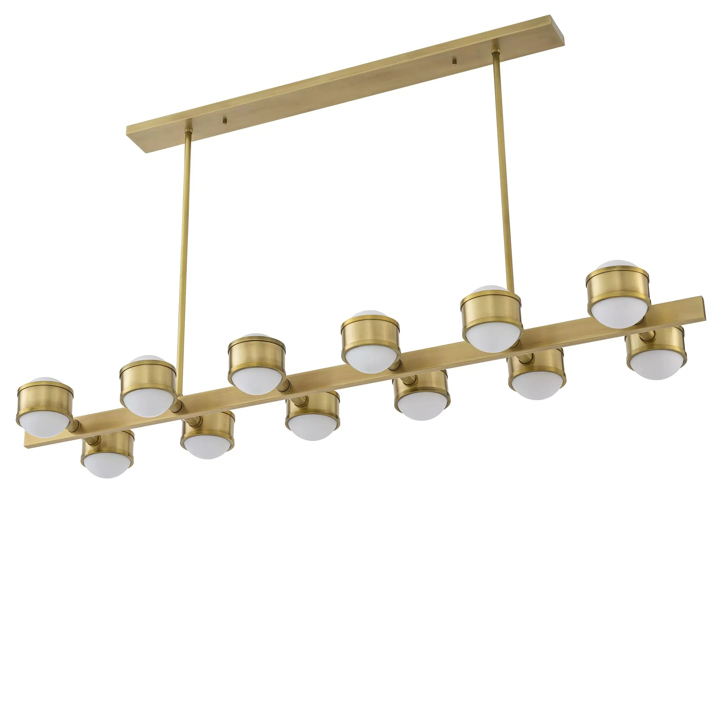 Aldo Modern Brass Chandelier - Image 2