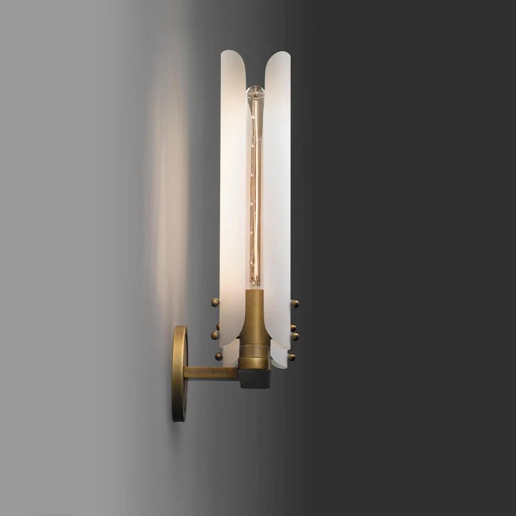Ale White Shade 2-Head Wall Sconce 16"H - Image 6