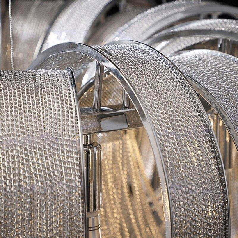 Cadena Aluminum Chain Tassel Chandelier - Image 5