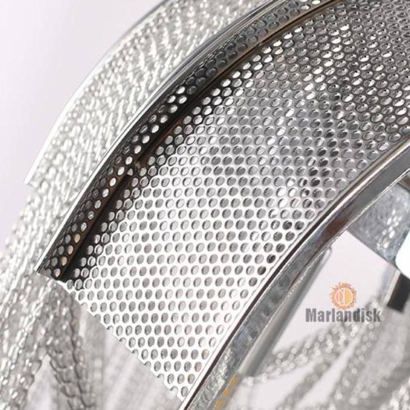 Cadena Aluminum Chain Tassel Chandelier - Image 7