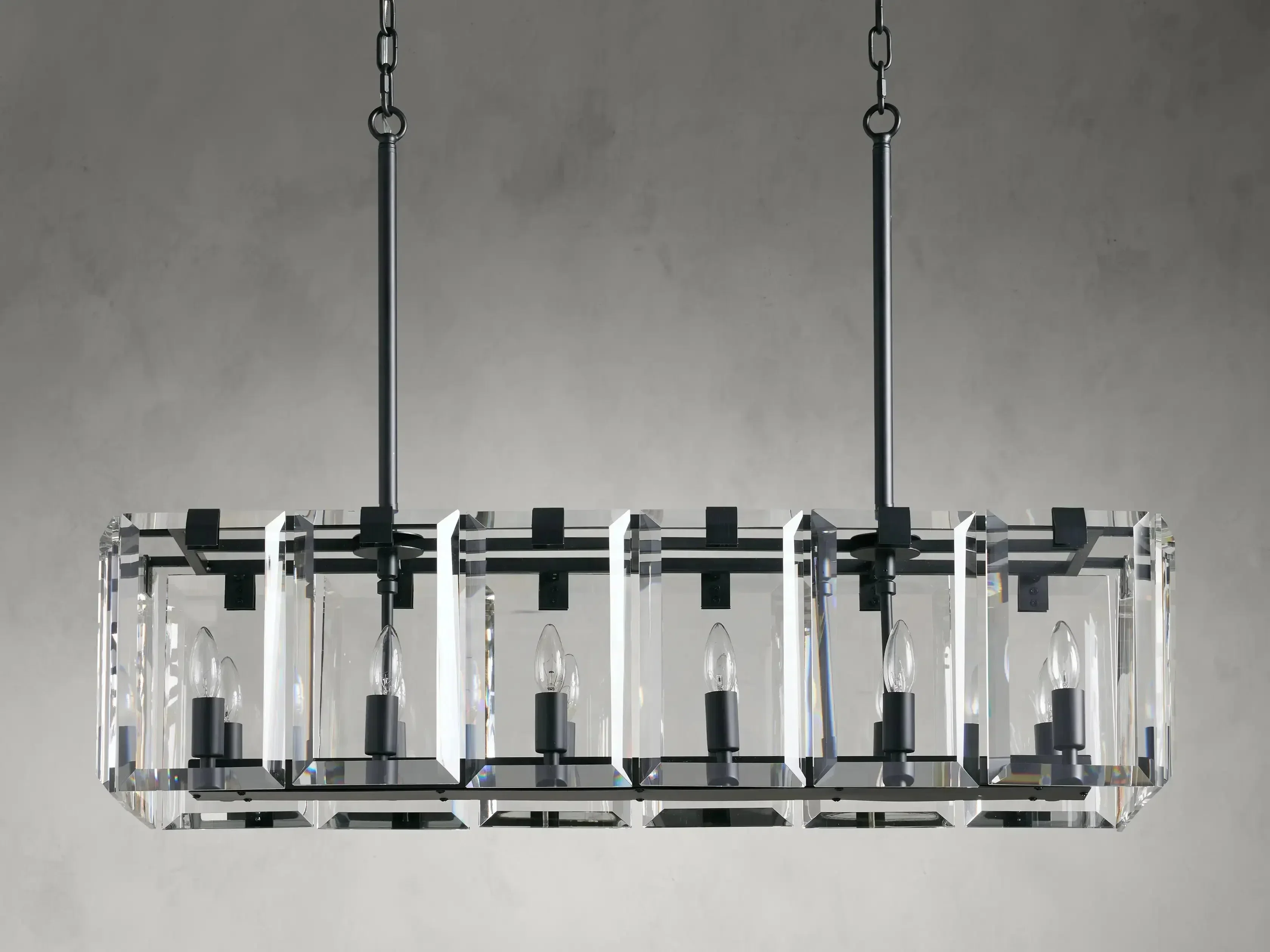 Amaya Rectangular Chandelier 40" 53" - Image 27