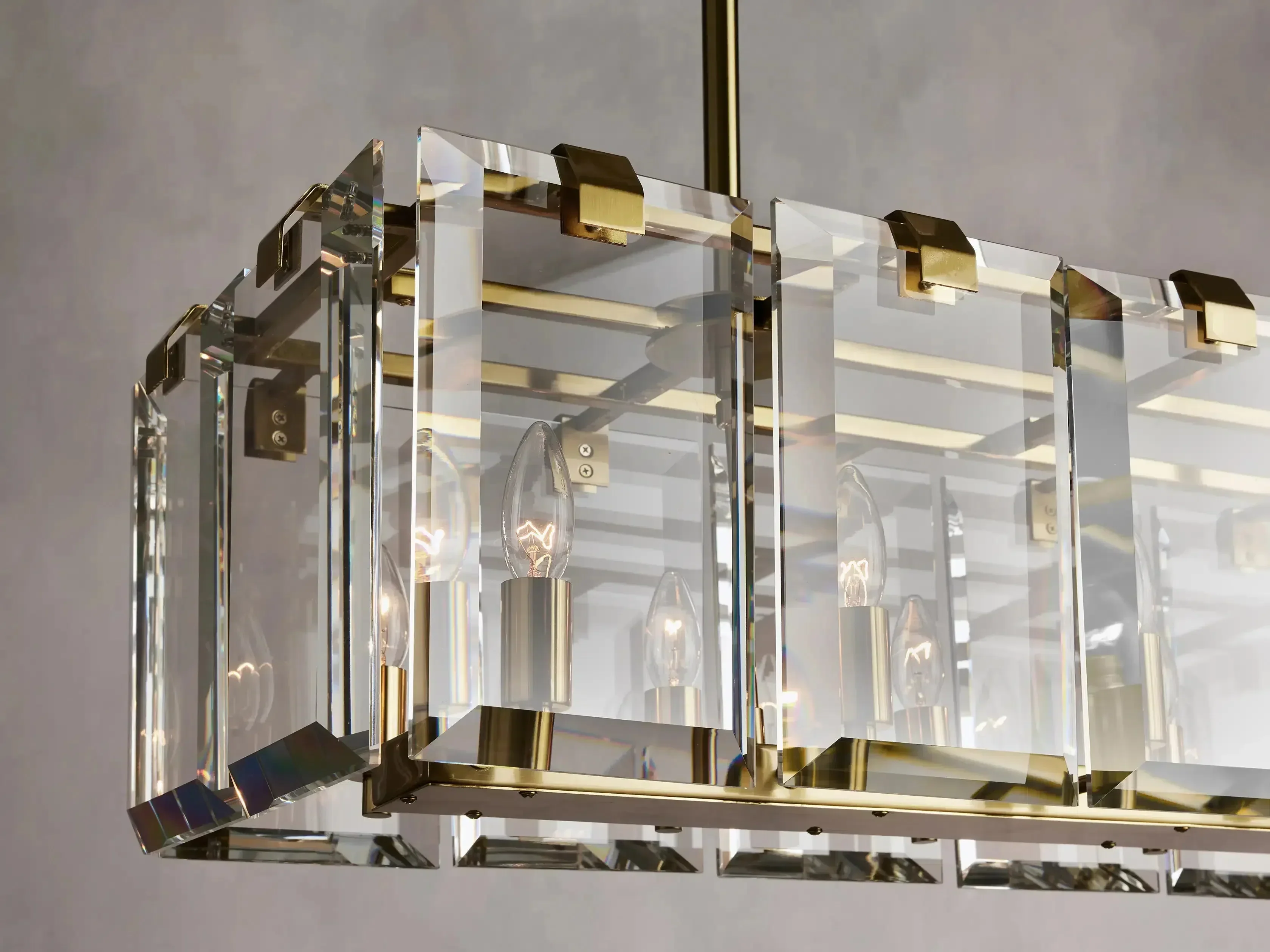 Amaya Rectangular Chandelier 40" 53" - Image 6