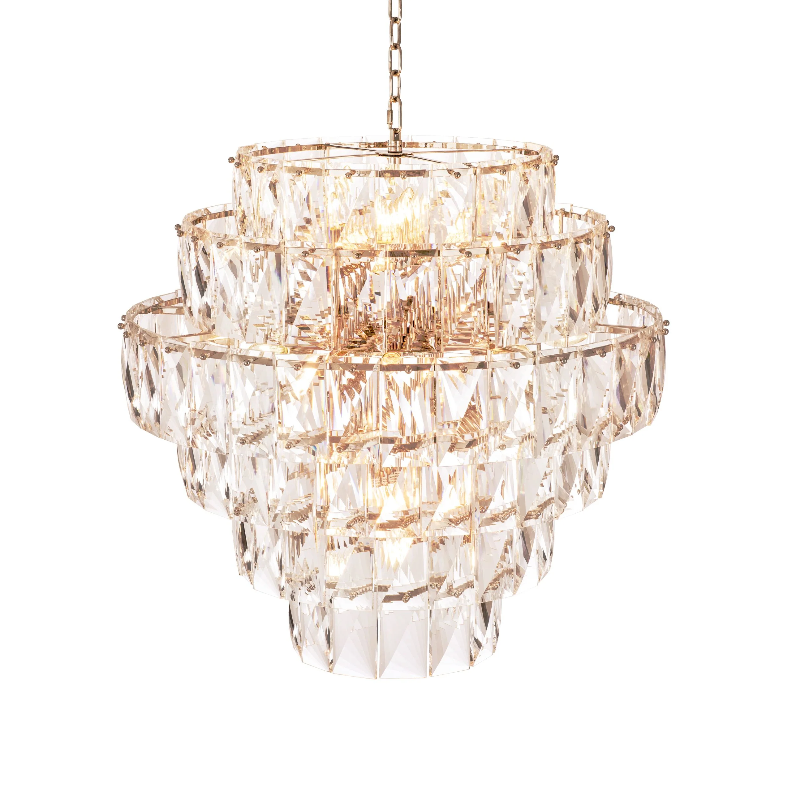Amazone Modern Glass Chandelier [S/L] - [Clear/Smoke] - Image 3