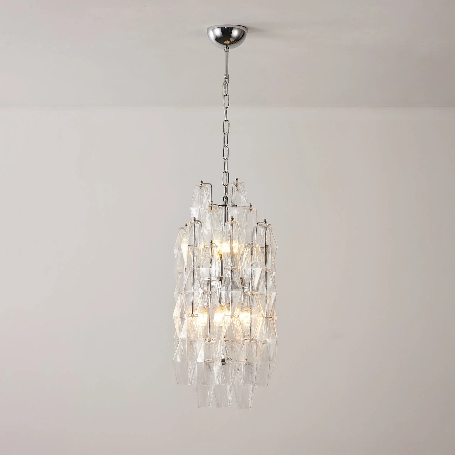 Amber Prism Long Chandelier - Image 17