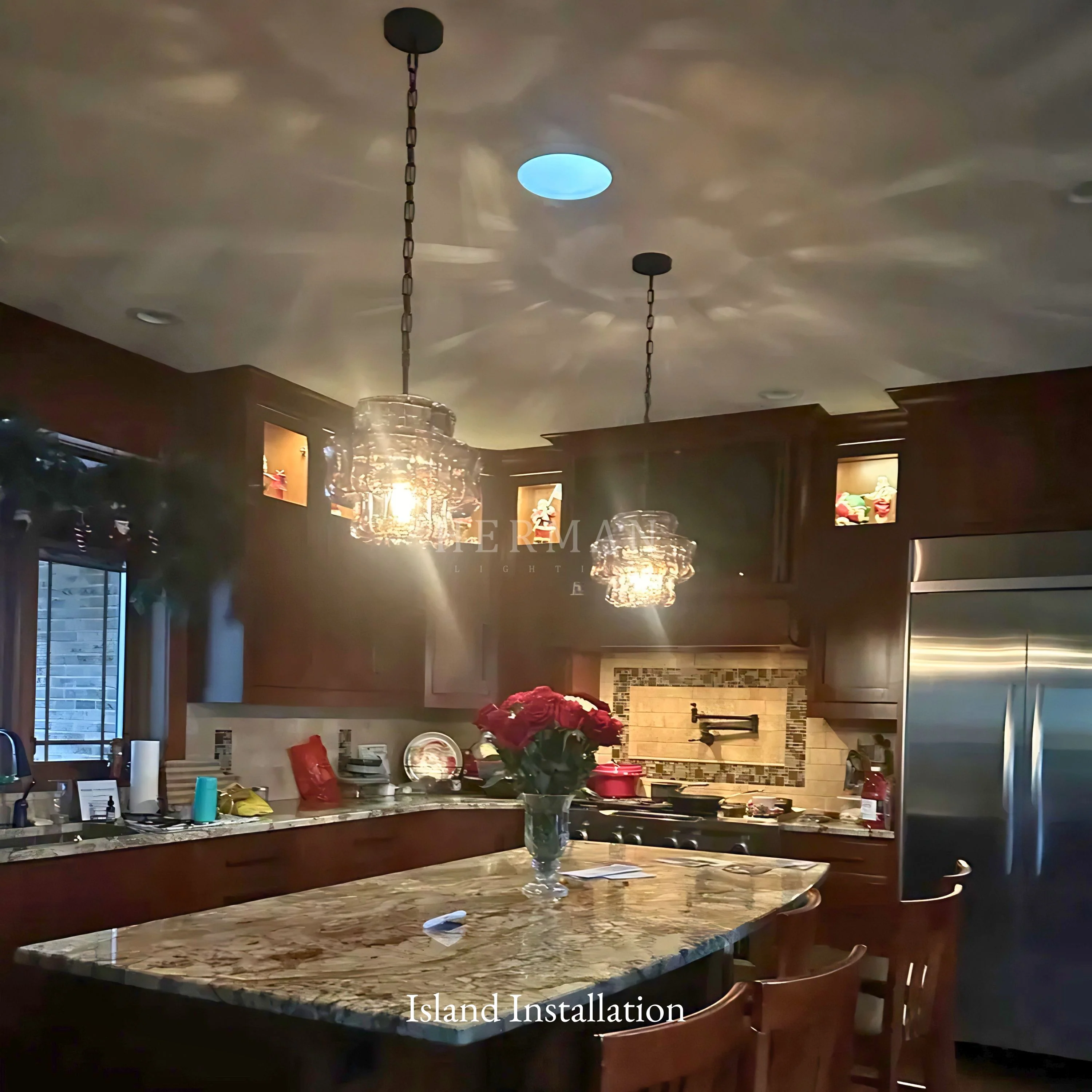 Amor Ghiaccio Glass Pendant Light - Image 3