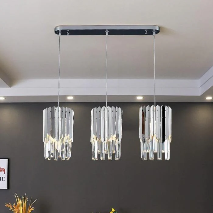 April Gold Plated Crystal Pendant Light - Image 4