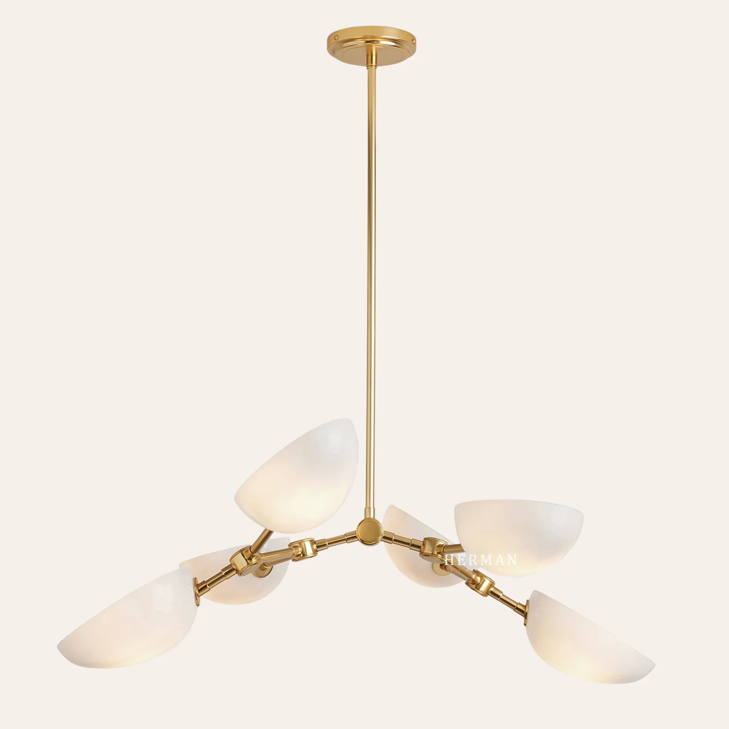 Argus Glass Chandelier 32" Width - Image 6