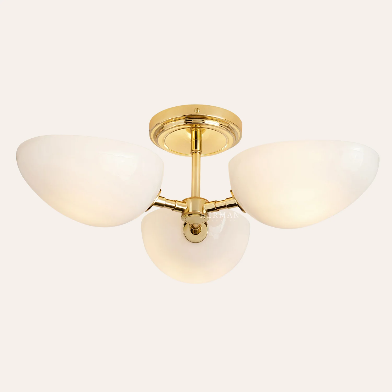 Argus Glass Semi-Flush Mount - Image 6