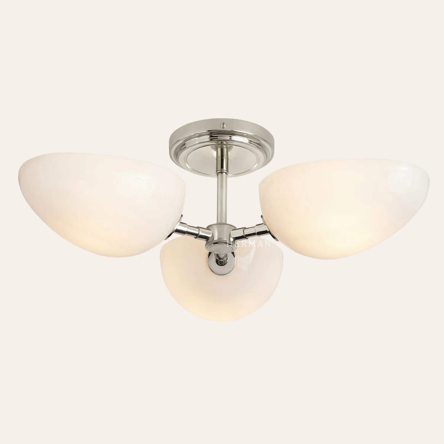 Argus Glass Semi-Flush Mount - Image 8