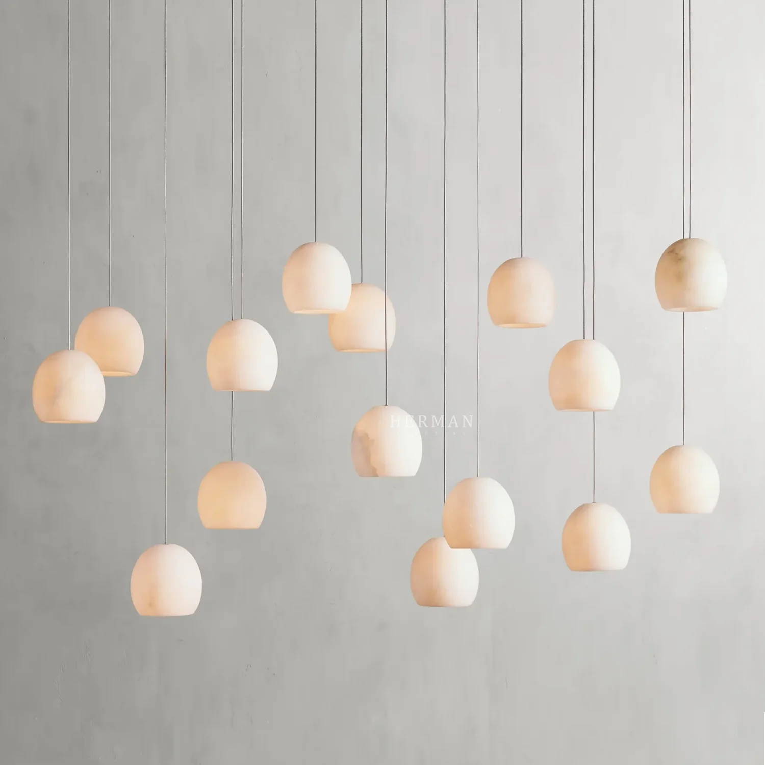 Arica Alabaster Linear Chandelier - Image 5