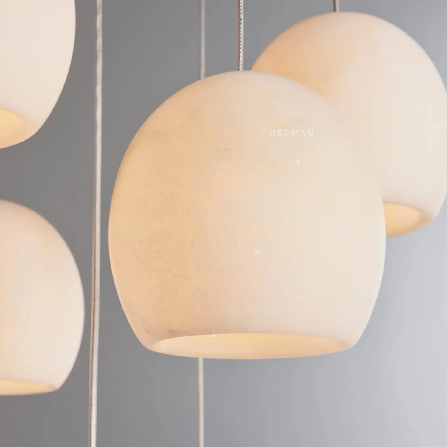 Arica Alabaster Round Chandelier - Image 10