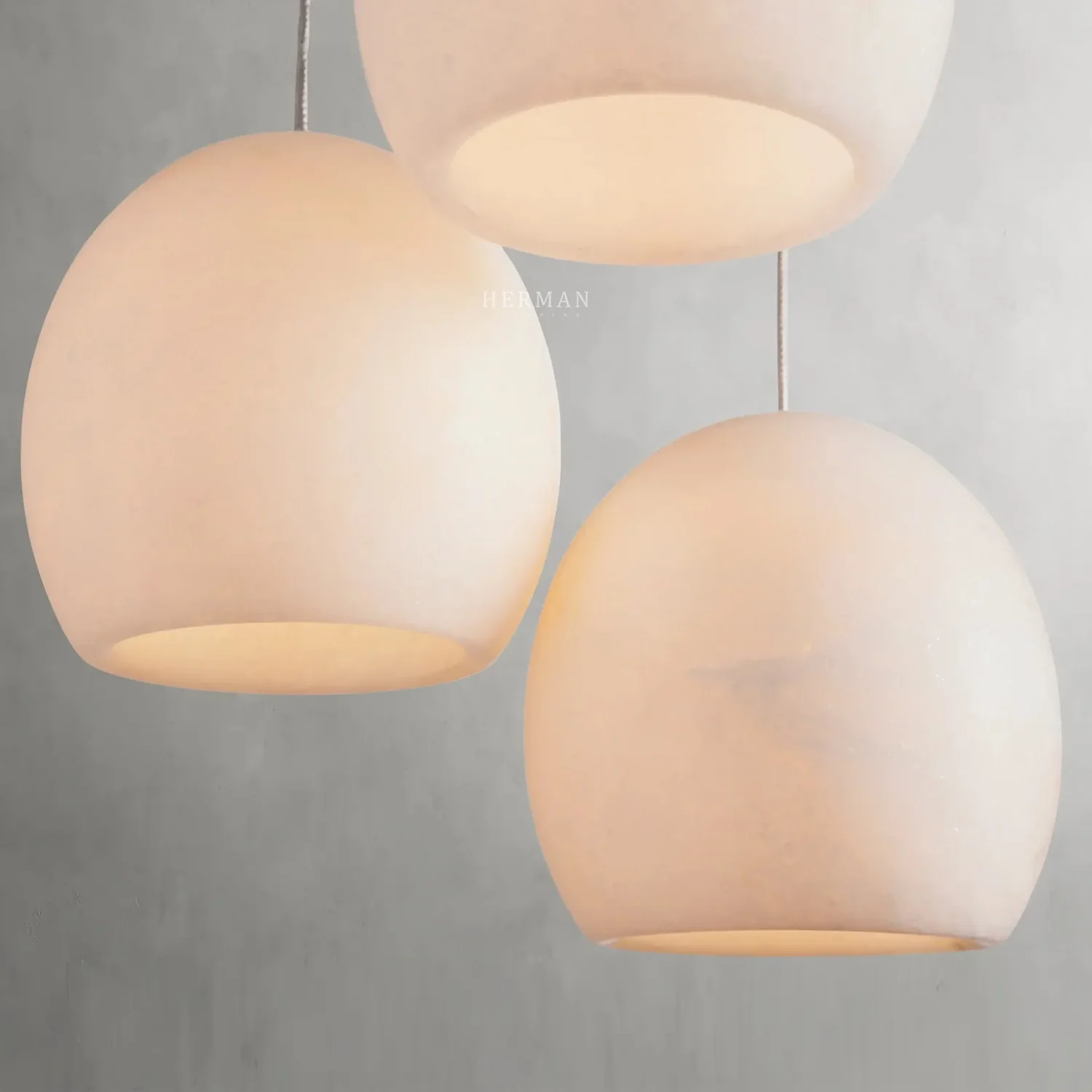 Arica Alabaster Round Chandelier - Image 5