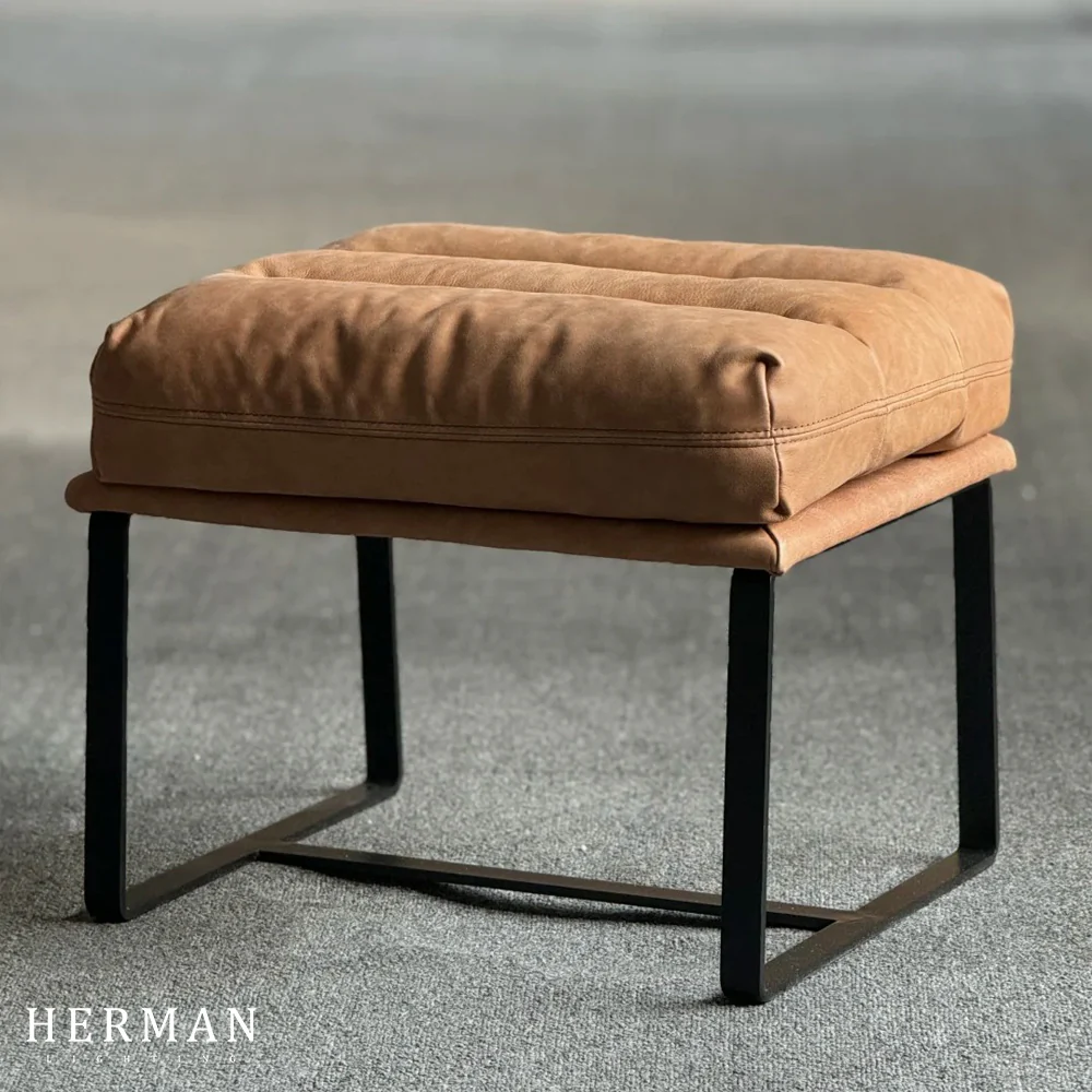 Art Leon Genuine Leather Accent Chair - Image 3